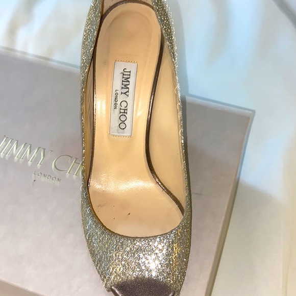 Jimmy choo Baxen wedges. Comfy and elegant! Wear under gowns/dresses - Picture 7 of 9